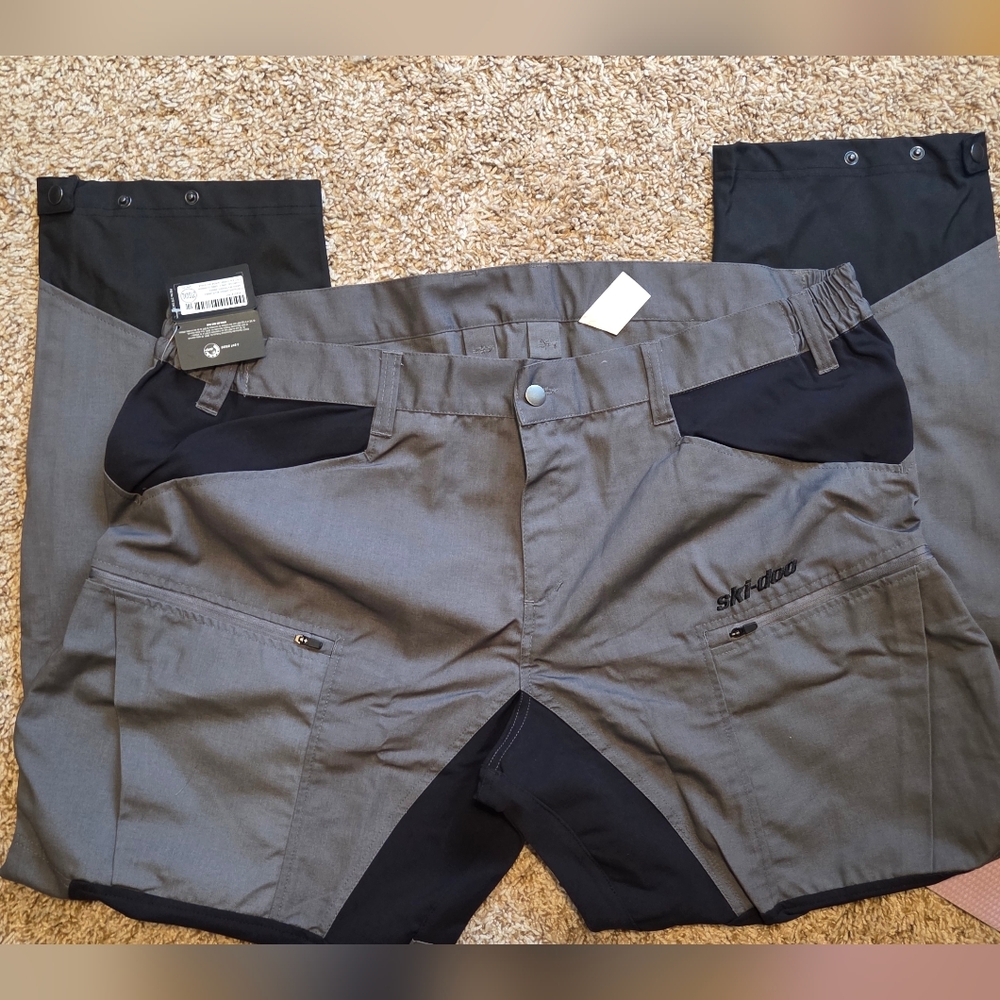 Ski-Doo Unisex Charcoal Cargo Pants